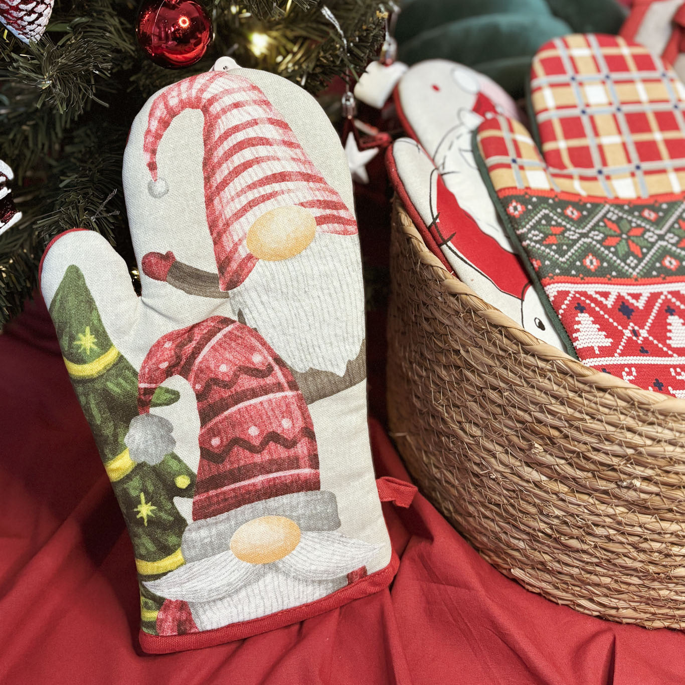 Weihnachts-Ofenhandschuh/Ofenlappen