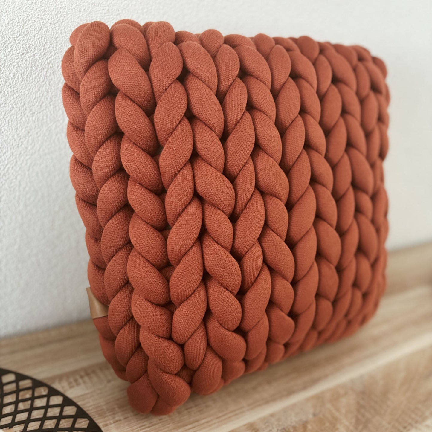 Sierkussen vierkant - terra