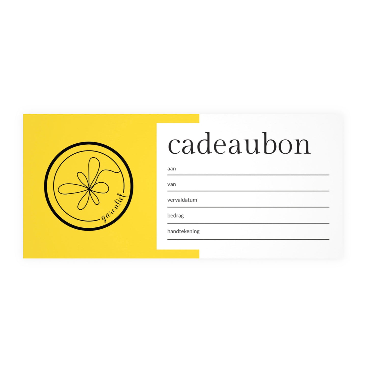 Garenlief Cadeaubon