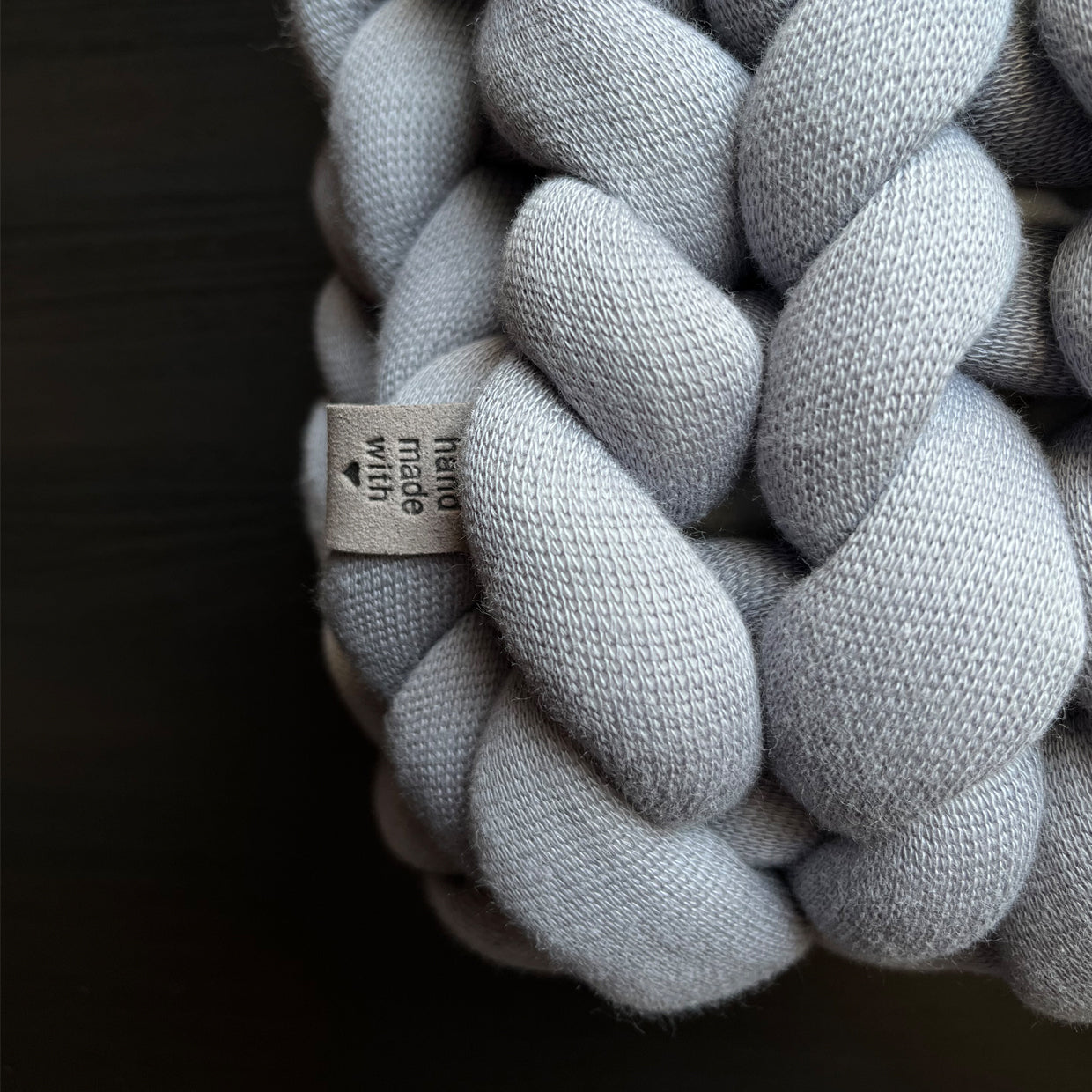 Decorative cushion square - stone grey